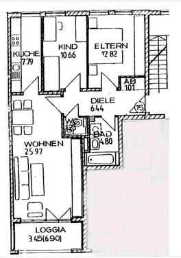 Foto - 3 Zimmer Etagenwohnung zur Miete in Ingolstadt