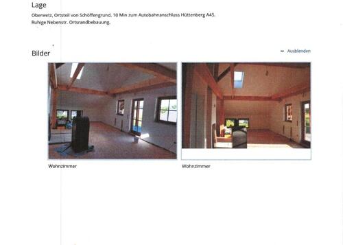 Foto - 3 Zimmer Etagenwohnung in Schöffengrund