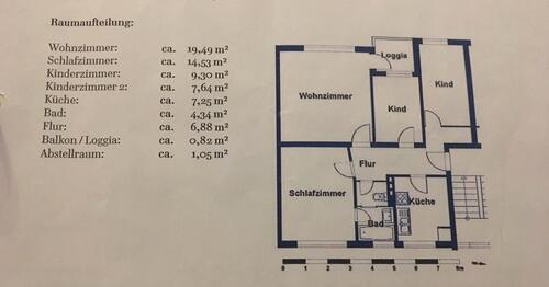 Foto - 4 Zimmer Etagenwohnung zur Miete in Wolfsburg
