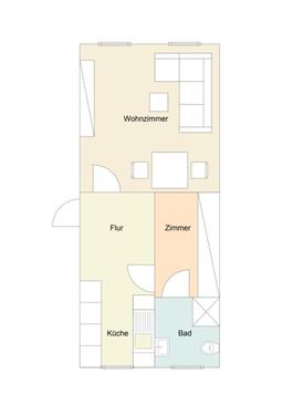 Foto - renovierte 1,5-Zimmer-Wohnung in Schönebeck Frohse anzubieten