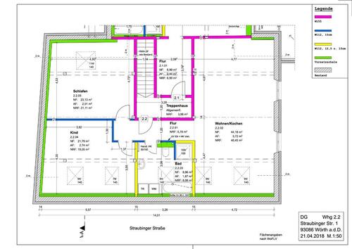Foto - 3 Zimmerwohnung - 1.000,00&nbsp;EUR Kaltmiete, ca.&nbsp; 94,00&nbsp;m&sup2;