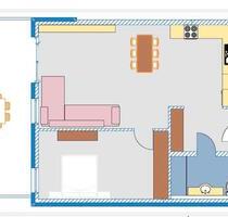 Helle 2 Zimmer Wohnung ab 01.12 - Leverkusen