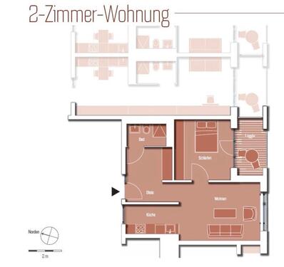 Foto - 2 Zimmer Erdgeschoßwohnung zur Miete in Aachen