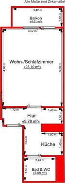 Foto - Etagenwohnung in Gera zur Miete