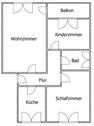 Foto - Erdgeschoßwohnung in Düsseldorf zur Miete