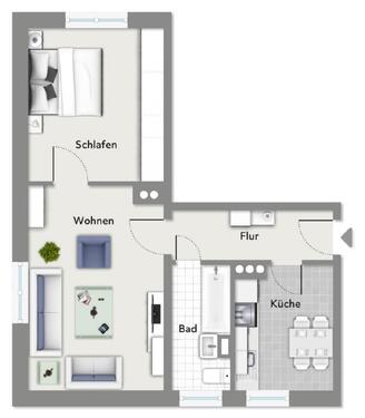 Foto - 2 Zimmer Etagenwohnung zur Miete in Dresden