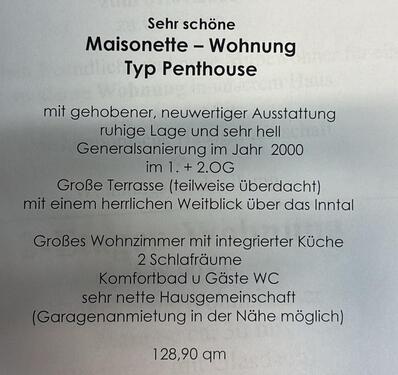 Foto - Neuötting Maisonette - Wohnung Typ Penthouse