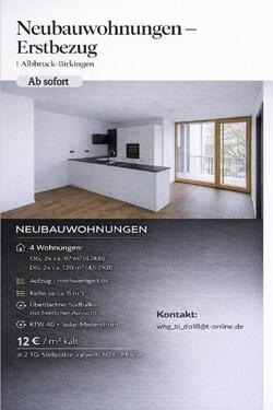 Foto - Neubauwohnungen – Erstbezug – Albbruck-Birkingen