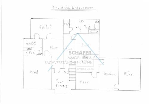 Foto - 6 Zimmer Erdgeschoßwohnung zur Miete in Bassum