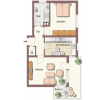 Helle 60 m² Wohnung mit Balkon, Keller und Stellplatz - Top Lage - Amberg