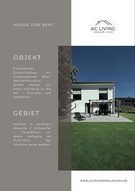 Foto - Zur Vermietung Exklusives Haus im Hang (2021) in Niederzissen