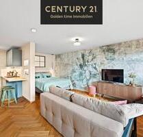 Zur Miete: Exklusive kernsanierte 1-Zi.-Wohnung in Traunreut – vollmöbliert, Garage und Kellerabteil