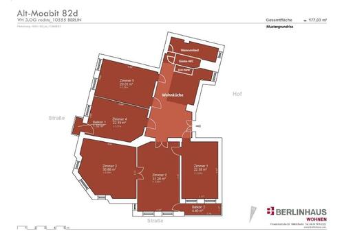 Foto - 5 Zimmer Etagenwohnung in Berlin