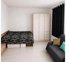 Möblierte Einraum-Wohnung im EG in Burg