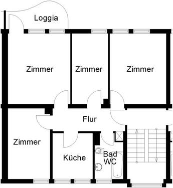 Foto - 4 Zimmer Etagenwohnung zur Miete in Osnabrück