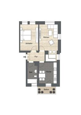 Foto - 2 Zimmer Etagenwohnung zur Miete in Dresden