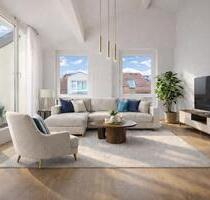 Helle Maisonette mit Dachterrasse (frisch renoviert) - Ludwigsburg Hoheneck