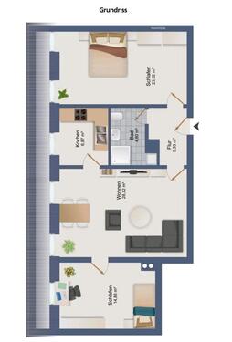 Foto - Etagenwohnung zur Miete in Schongau