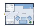 Foto - 1 Zimmer - Appartement mit Mikroküche und Duschbad, nahe der Uni Vechta zu vermieten.