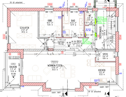 Foto - 3-Zimmer Neubau-Wohnung - 1.000,00&nbsp;EUR Kaltmiete, ca.&nbsp; 114,00&nbsp;m&sup2;