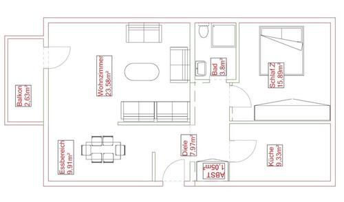 Foto - 2.5 Zimmer Etagenwohnung in Bochum