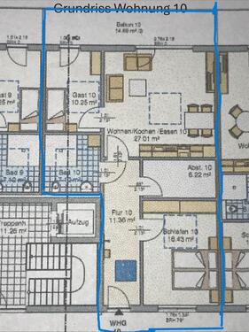 Foto - 3 Zimmer Etagenwohnung zur Miete in Cadenberge