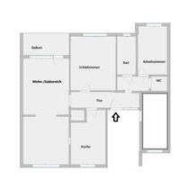 Wir vermieten helle 3,5-Zi-Wohnung Balkon 1. OG, 80m² in HP - Heppenheim (Bergstraße)