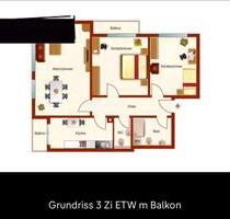 Helle, schöne 3 -Zimmer Wohnung mit SüdWest Balkon - Hanau Kesselstadt