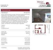 Helle 1-Raum-Wohnung in Stendal Nord inkl. Einbauküche