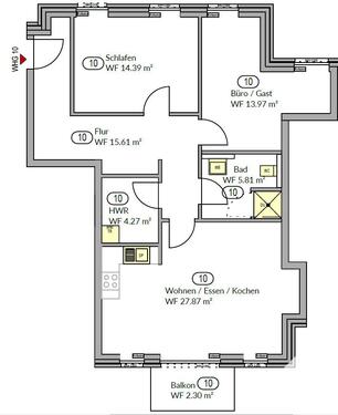 Foto - Etagenwohnung in Meppen zur Miete