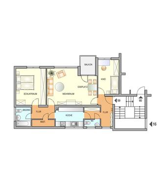 Foto - Etagenwohnung in Remscheid zur Miete