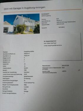 Foto - DHH mit gr. garage - 1.600,00 EUR Kaltmiete,