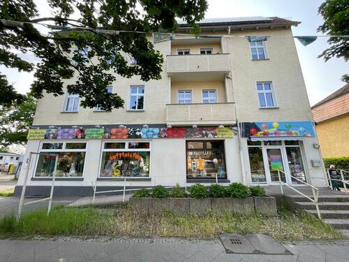 Foto - Ladengeschäft an Hauptverkehrsstraße mit Nebengelass und großem Parkplatz in Berlin Mahlsdorf