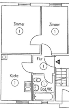 Foto - 3 Zimmer Etagenwohnung zur Miete in Ebersbach an der Fils