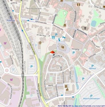 Foto - 2 Zimmer Dachgeschoßwohnung zur Miete in Itzehoe