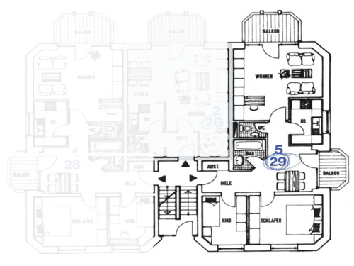 Foto - 3 Zimmer Wohnung in Essen HeidhausenWerden