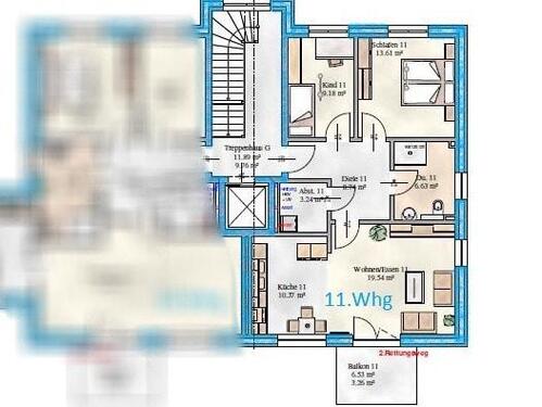 Foto - 3 Zimmer Etagenwohnung in Heide