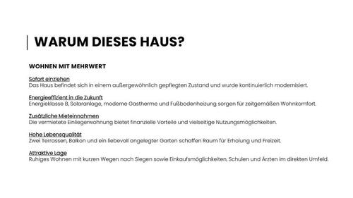 Foto - Einfamilienhaus in Mudersbach zum Kaufen