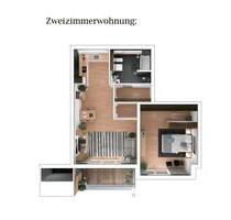 Moderne 2-Zimmer Wohnung mit 81m² im Zentrum von Massing - KFW55