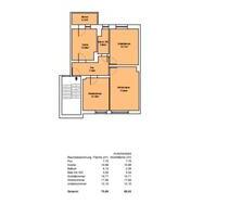70 qm, 3 ZKB, 1. OG, Balkon, EBK, renoviert - Hannover Nord