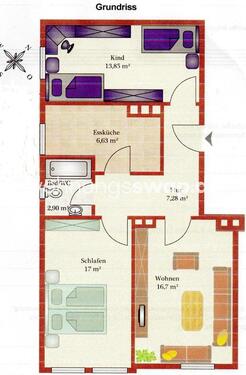 Foto - 3 Zimmer Etagenwohnung in München