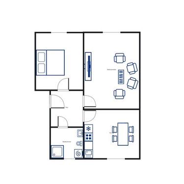 Foto - 2 Zimmer Etagenwohnung zur Miete in Kassel