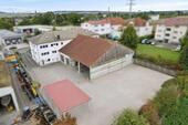 Foto - Lagerhalle mit Büro und Freifläche im Gewerbegebiet von Nieder-Wöllstadt zu vermieten
