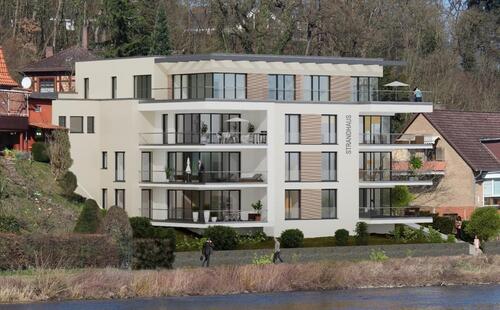 Foto - Luxus 2-Zi.Penthouse Whg,direkt an der Weser,EBK,Garage,Fahrstuhl
