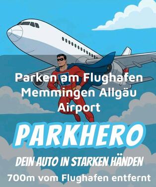 Foto - Parken am Flughafen Memmingen Allgäu Airport FMM