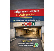 Tiefgaragenstellplatz - 65,00&nbsp;EUR Miete, in Owingen (PLZ: 88696)