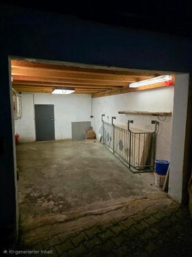 Foto - Garage Übermaß mit SpitzdachDachboden