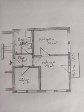 Foto - Zweiraum-Wohnung Bad Elster - 47.500,00&nbsp;EUR Kaufpreis, ca.&nbsp; 42,40&nbsp;m&sup2;