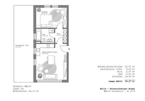 Foto - Penthouse Wohnung Modern & barrierefrei wohnen im Ärztehaus (37364)