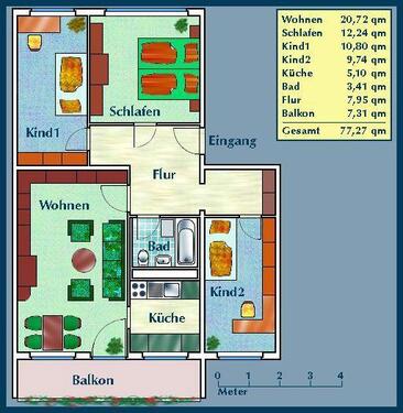Foto - Etagenwohnung zur Miete in Dresden